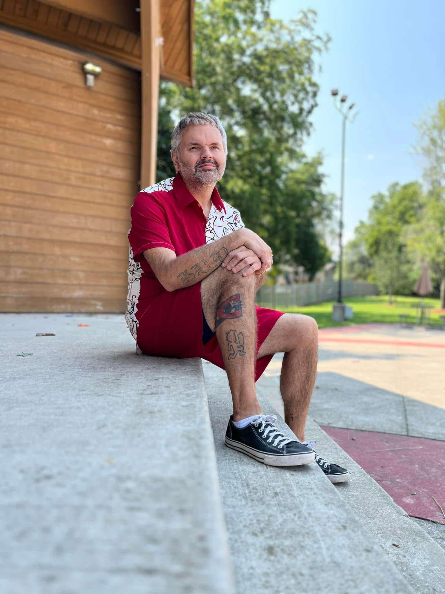 This is Larry, takes care of his mama yet has time for some fun, his mama is life as well as his other family, his nephews Adrian and Avery are his world