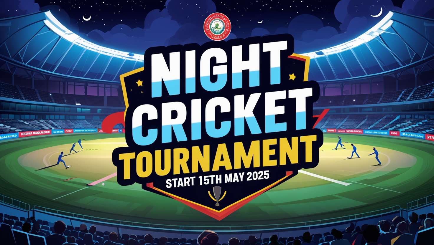 Coming soon - Night cricket tournament