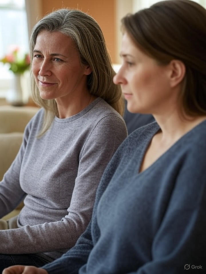How can friends support each other through menopause