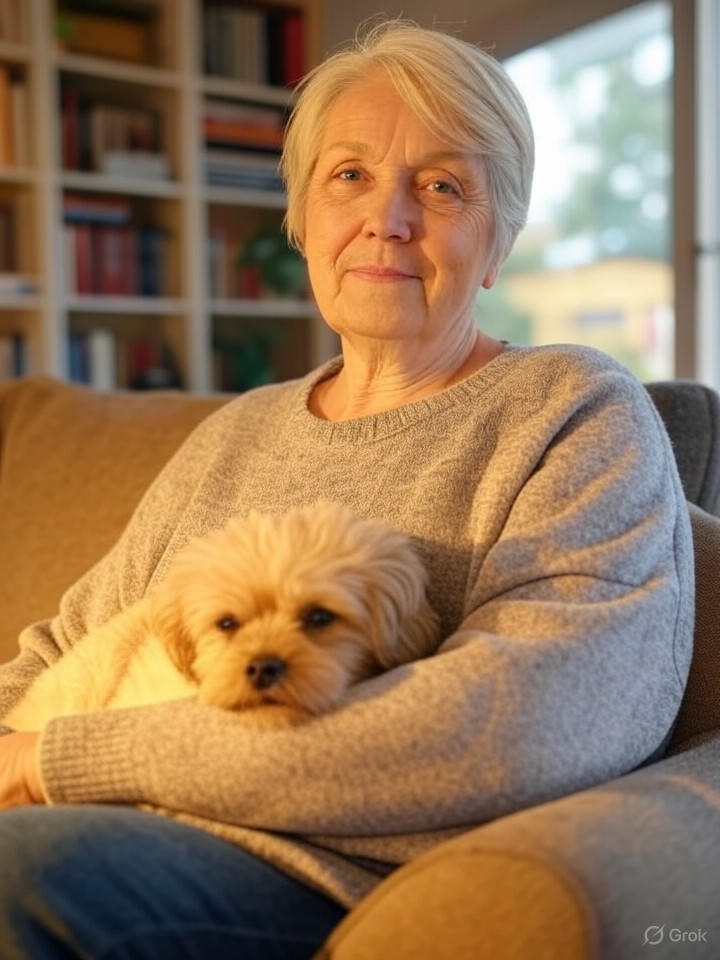 In top 10 list of what eases Menopausal symptoms the most - where do pets rank?