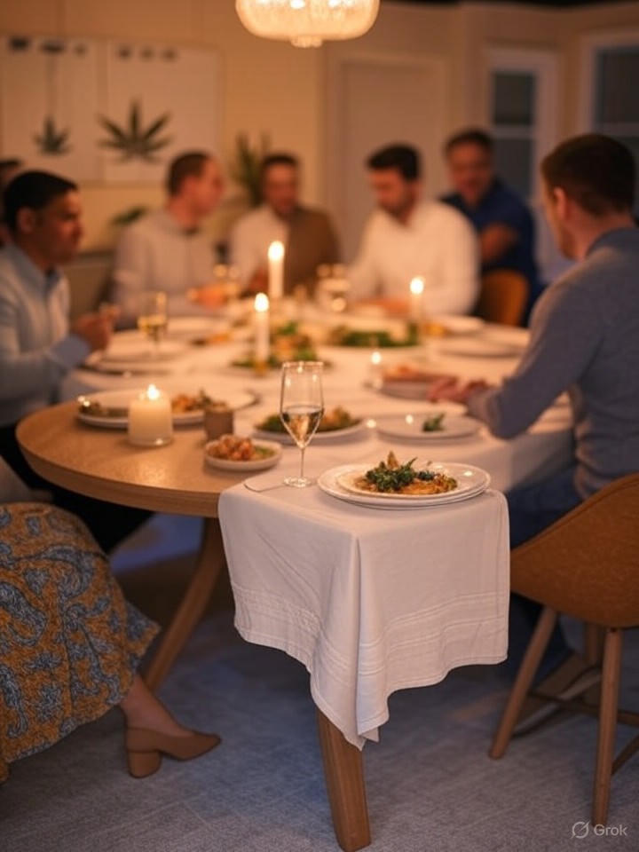 How to Host a Cannabis-Infused Dinner Party
