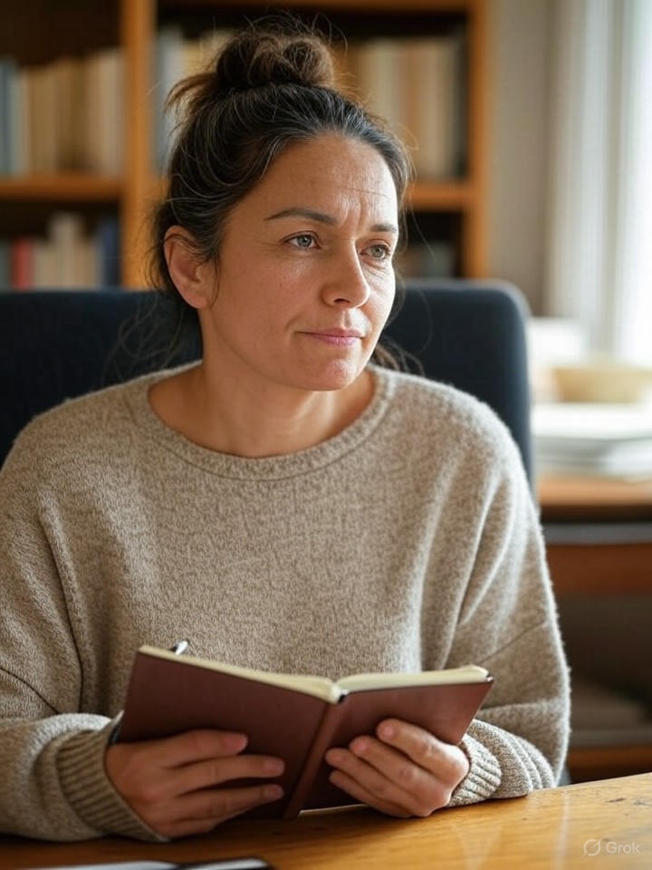 How does Journaling help ease the menopause transition