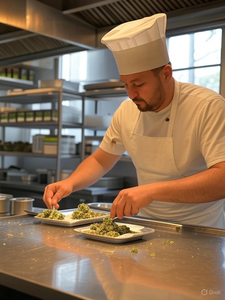 Behind the Scenes of a Cannabis-Infused Product Kitchen