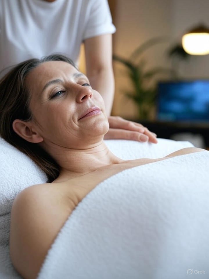 Type of massage best for the menopausal women