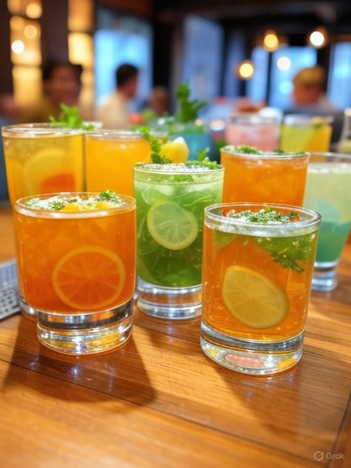 Zero-proof infused cocktails and mocktails