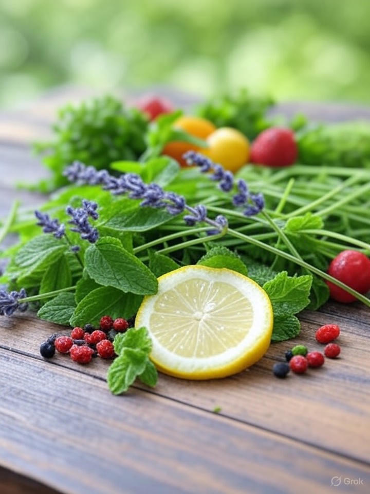 Aromatics and garnishes to complement cannabis