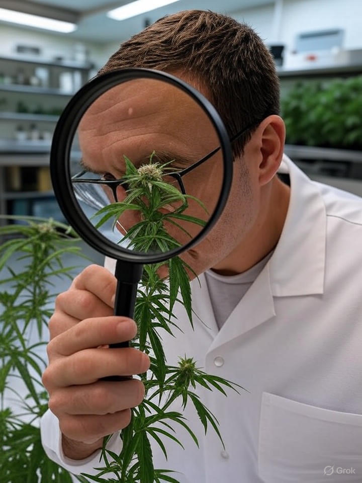 Behind the scenes of a cannabis test kitchen