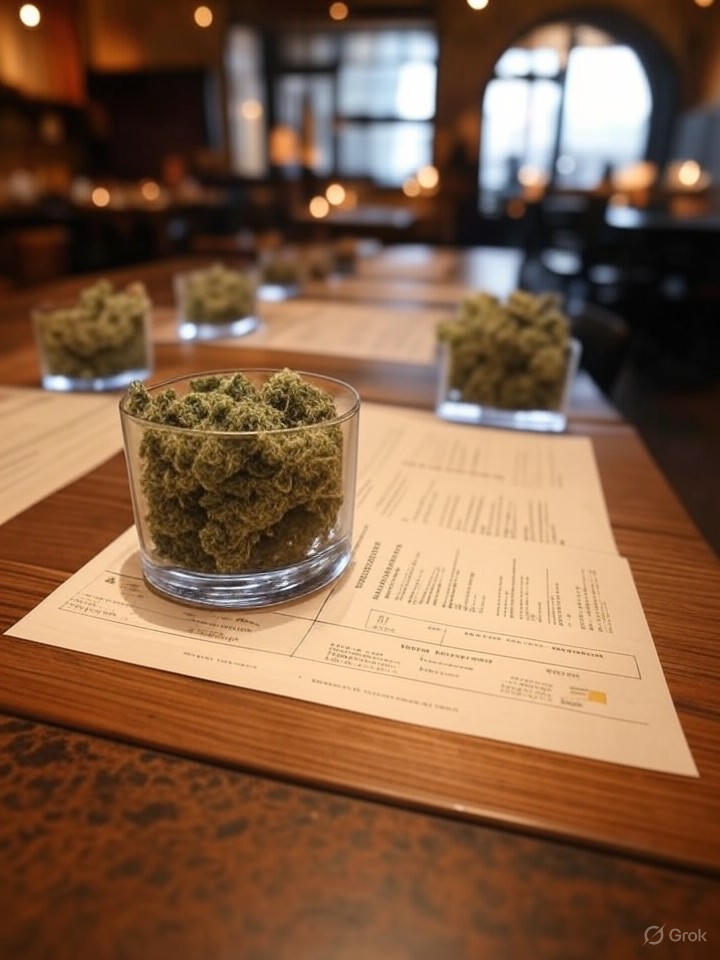 Story-driven menus: pairing strains with narratives and themes