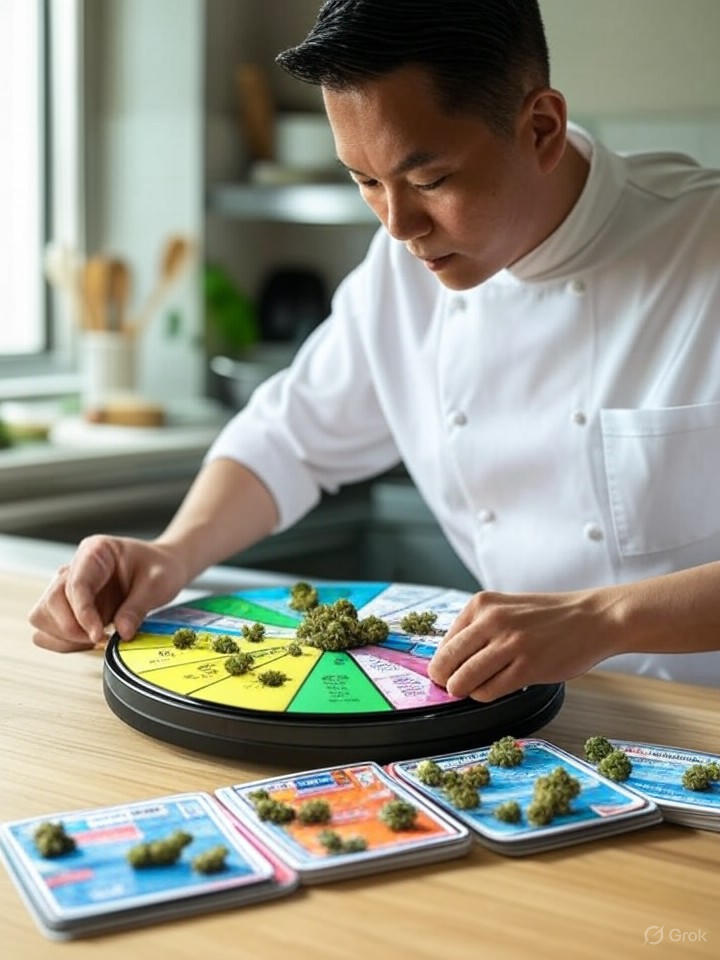 Building a cannabis flavor wheel for chefs and home cooks