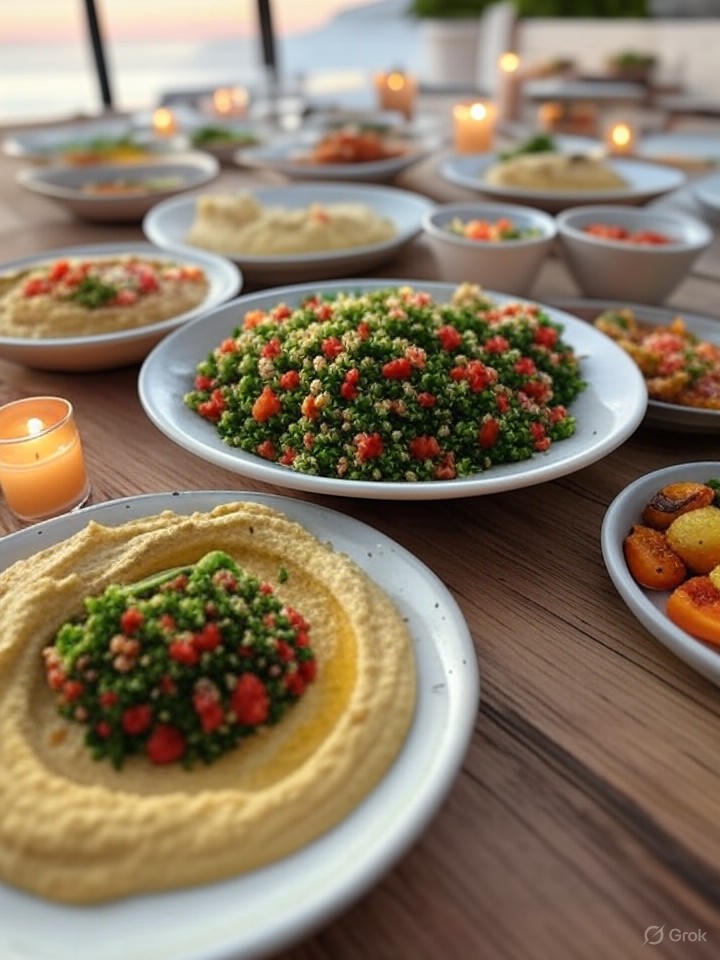 Cannabis-infused Mediterranean mezze and shared plates
