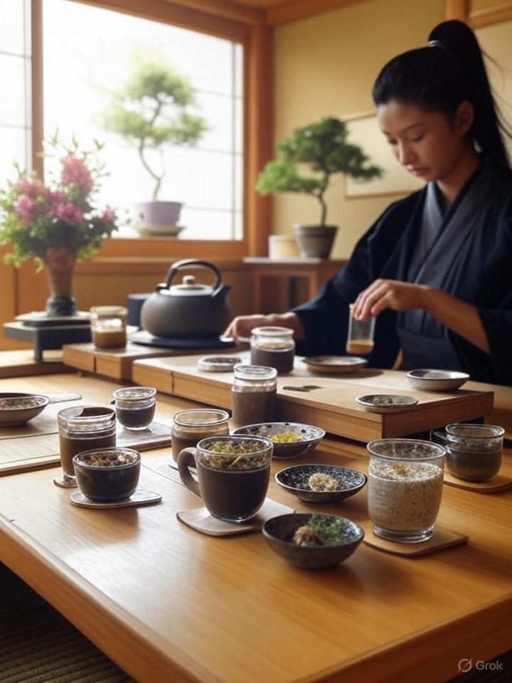 Cannabis pairings with artisanal teas and tea ceremonies