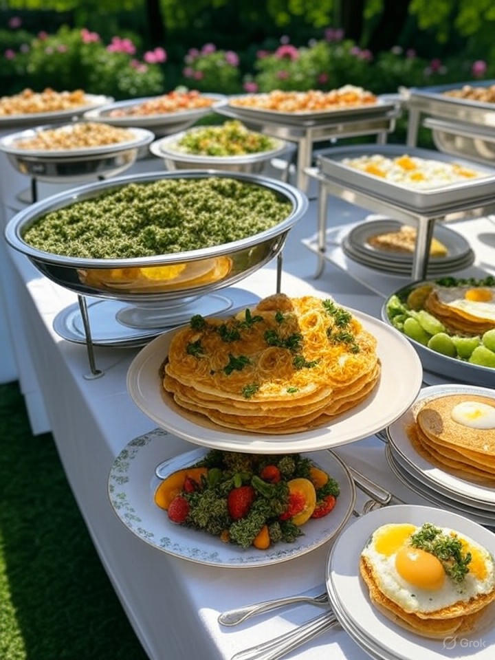 Cannabis-infused brunch buffets for special occasions