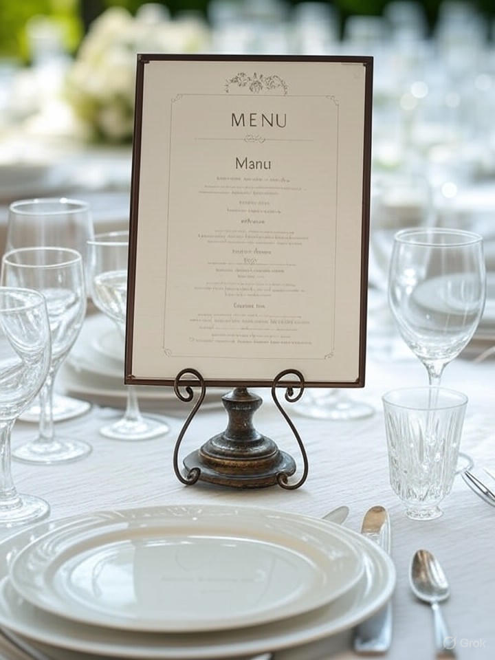 Infused wedding menus and special-event catering concepts